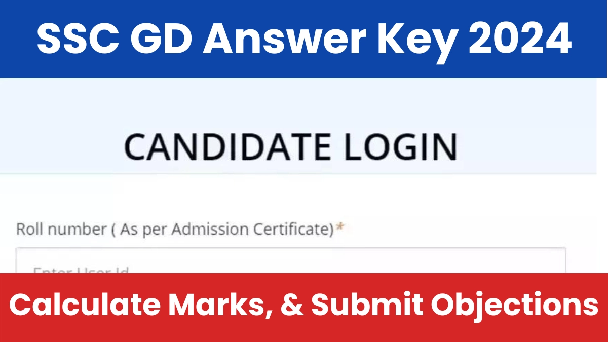 SSC GD Answer Key 2024: Download